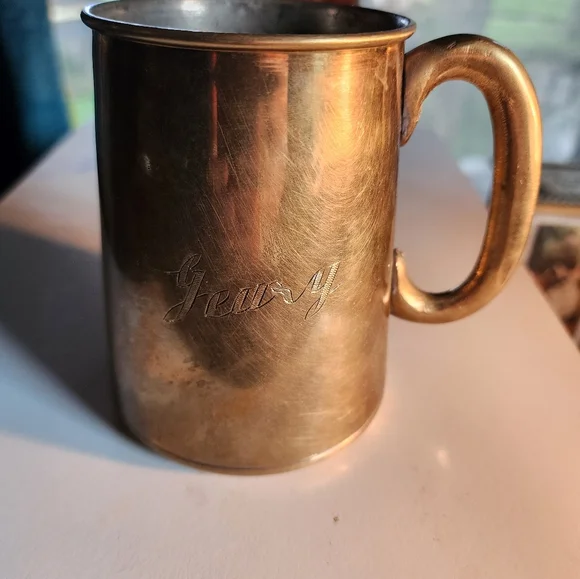 Antique Brass mug